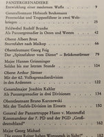 Grenadiere, Generale, Kameraden - Der Kampf der deutschen motorisierten Infanterie in Portraits ihrer hochausgezeichneten Soldaten.
