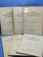 Extreme Lebensverhältnisse und ihre Folgen. Handbuch der Ärztlichen Erfahrungen aus der Gefangenschaft des 2.WK. Band 1-6.