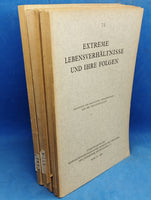 Extreme Lebensverhältnisse und ihre Folgen. Handbuch der Ärztlichen Erfahrungen aus der Gefangenschaft des 2.WK. Band 1-6.