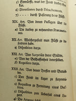 Des Königs von Preussen Majestät Unterricht von der Kriegs-Kunst an seine Generals. Reprint-Ausgabe!