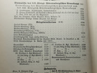 Historische Rang- und Stammliste des deutschen Heeres. Seltenes Orginal-Exemplar!
