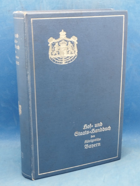 Hof- und Staatshandbuch des Königreichs Bayern für das Jahr 1911.