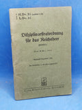 H.Dv. 3 I (später 3/9) L.Dv. 3 i. Disziplinarstrafordnung für das Reichsheer (HDStD.) vom 18. Mai 1926