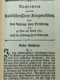 News from the Franconian Craist troops. With an appendix from the Swabian district regiments