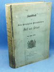 Handbuch für den königlich preußischen Hof und Staat für das Jahr 1901.