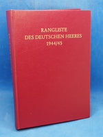 Rangliste des deutschen Heeres 1944/45.