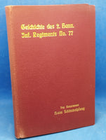 Geschichte des 2. Hannoverschen Infanterie-Regiments Nr. 77 (1866 - 1913)