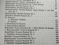 Geschichte der Königl. Preußischen Kürassiere und Dragoner seit 1619 resp. 1631 - 1870.