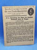 Ausbildungstafeln für den Nachrichtendienst, Teil IIa: Ausnutzung des Netzes der deutschen Reichsport durch die Truppe