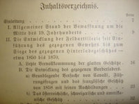 Göschen Collection. The modern field gun. Part I: The development of the field gun from the introduction of the rifled infantry rifle up to and including the invention of smokeless gunpowder, approximately 1850 to 1890.