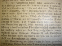 Göschen Collection. The modern field gun. Part I: The development of the field gun from the introduction of the rifled infantry rifle up to and including the invention of smokeless gunpowder, approximately 1850 to 1890.