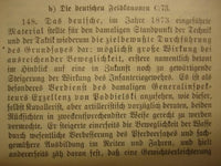 Göschen Collection. The modern field gun. Part I: The development of the field gun from the introduction of the rifled infantry rifle up to and including the invention of smokeless gunpowder, approximately 1850 to 1890.