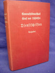 Official documents of the Chief of the General Staff of the Army Field Marshal General Graf von Schlieffen. First volume. Field Marshal General Graf von Schlieffen The tactical-strategic tasks from the years 1891-1905.