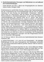 Erich Fellgiebel - Meister operativer Nachrichtenverbindungen. Ein Beitrag zur Geschichte der Nachrichtentruppe.