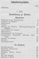 D.V.E. Nr. 299. Exerzier-Reglement für die Kavallerie,1909.Mit der Beilage zum Exerzier-Reglement der Kavallerie.