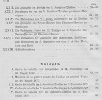 Die Bewegungen und das Entkommen des XIII. französischen Korps (Vinoy) 1870.