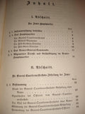 Provisional regulation for the service of the Quartermaster General in the field of the Austro-Hungarian Army. Rare original edition !!