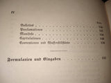 Provisional regulation for the service of the Quartermaster General in the field of the Austro-Hungarian Army. Rare original edition !!