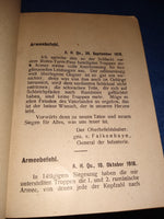 Campaign of the 9th Army against Romania under the command of His Excellency the General of the Falkenhayn Infantry 1916-1917. Rare copy!