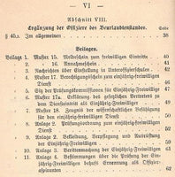 Latest regulations on voluntary service in the army. Extract from the Defense and Army Ordinance of November 22, 1888, taking into account the amendments made up to April 1904.