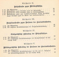 Die Wehrpflicht im Deutschen Reich. Zweiter Band: Die Strafvorschriften über die Wehrpflicht-Verletzungen.