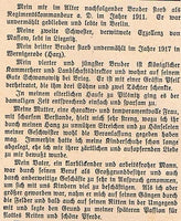 Field Marshal General von Woyrsch and his Silesians. Handwritten excerpts from his war code book. Life story of the general.