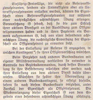 Zusammenstellung von Bestimmungen für die Offiziere, Sanitätsoffiziere und oberen Militärbeamten des Beurlaubtenstandes (einschl. Bestimmungen für Offizieraspiranten und Unterärzte d.B)