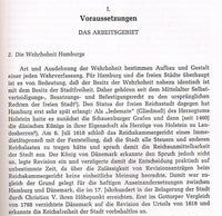 Die Wehrverfassung der Stadt Hamburg im 17. und 18. Jahrhundert.
