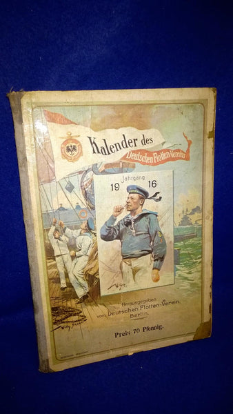 Calendar of the German Fleet Association. Born in 1916.